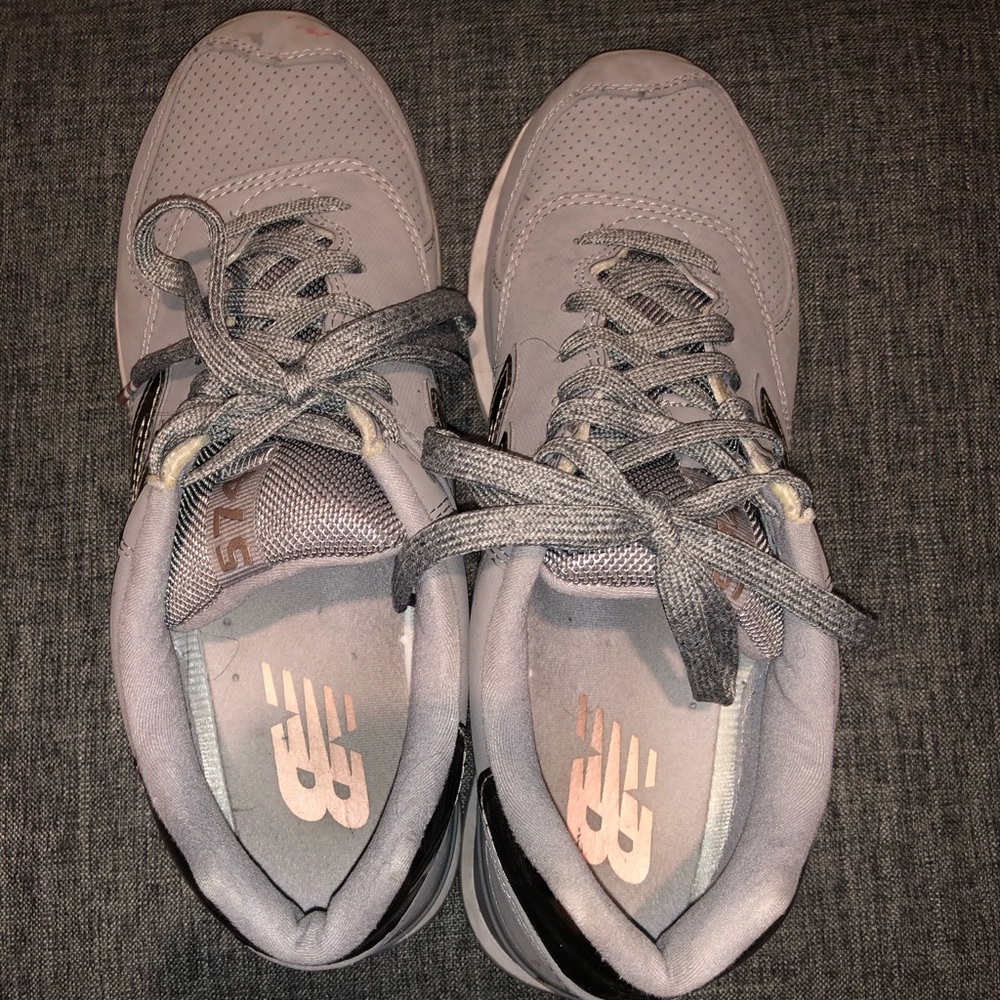 New Balance sneakers w/ Rose Gold